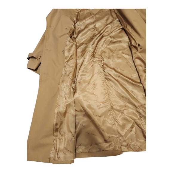 Vtg Etienne Aigner Double Breasted Trench Coat - Picture 8 of 9